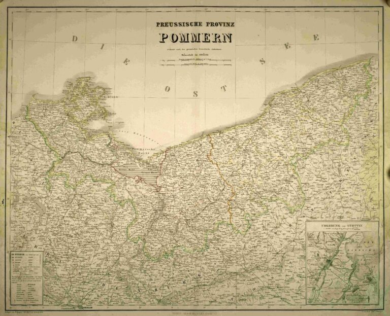 Prowincja Pomorska w 1859 roku. Ze zbiorów Archiwum Państwowego w Szczecinie, ZK, sygn. 3559